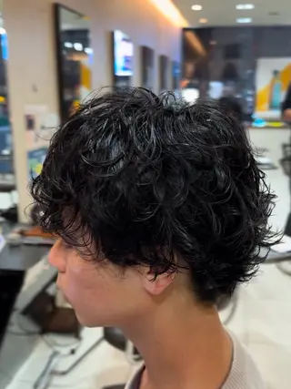 パーマ 💙メンズカット池袋 Manami💙のヘアスタイル