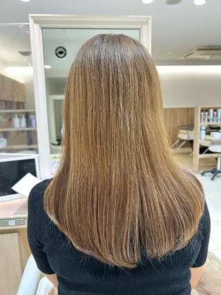 ロング カラー 銀座シロー　村山 レツのヘアスタイル