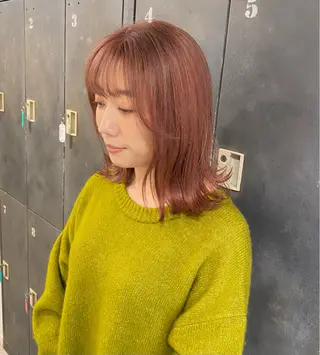 ミディアム ショートヘアとカラー の専門家/もりしーのヘアスタイル