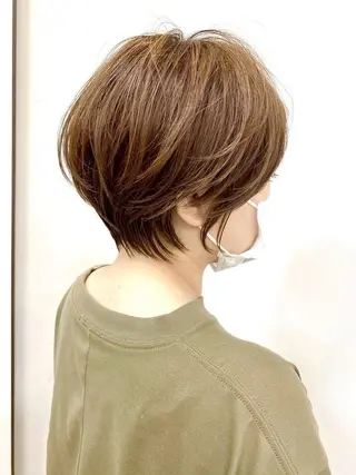 ショート カラー MARLE 布施店のヘアスタイル
