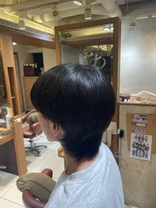 ミディアム メンズ 新宿/ハイトーン カラー/AKI🍎のヘアスタイル