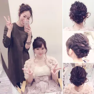 セミロング ロング ヘアアレンジ 韓国肌管理 ウプエステティックのエステ・リラクイメージ