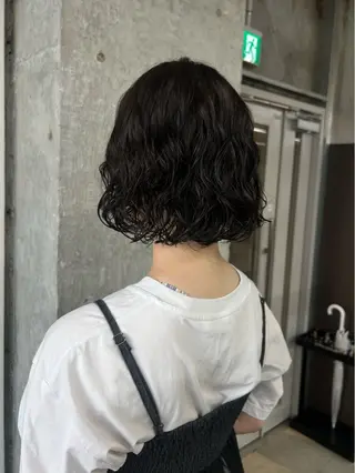 ミディアム 伊藤ほのか/パーマ /酸性ストレートのヘアスタイル