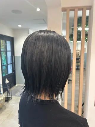 ミディアム カラー 西新  MAHIRO 🩵🫧艶髪🩵🫧のヘアスタイル