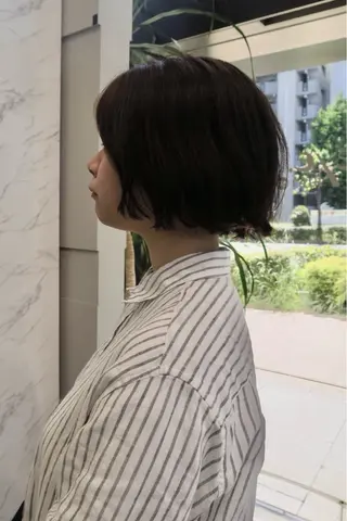 ショート マツザキ マナトのヘアスタイル