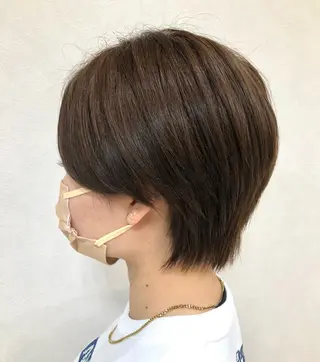 ショート ショート/白髪ぼかし 君和田若菜のヘアスタイル