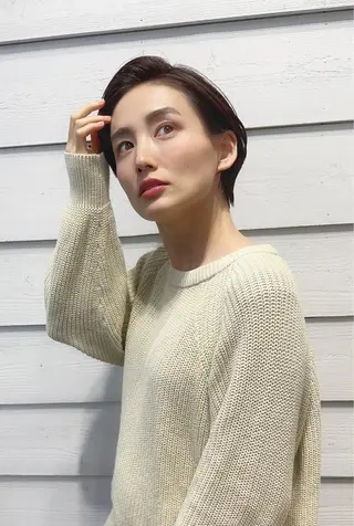 ショート 👑銀座ショート/ 絶壁補正/金子涼👑のヘアスタイル