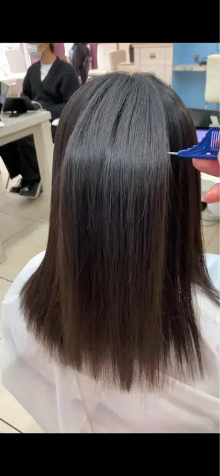パーマ 朝ラク縮毛矯正 kiryuのヘアスタイル