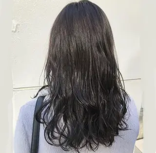 ロング 韓国　縮毛矯正 髪質改善　木村のヘアスタイル