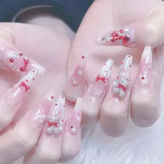 ネイル ANH ゴテゴテネイルのネイルデザイン