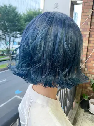 ミディアム カラー パーマ ヘアアレンジ メンズ 🦋高瀬寛菜🦋 韓国/ブリーチのヘアスタイル