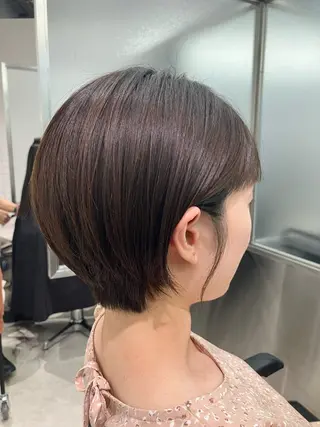 ショート 髪質改善/艶カラー 縮毛矯正/みほのヘアスタイル