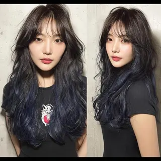 カラー メンズカットモデル 今川茉綾のヘアスタイル