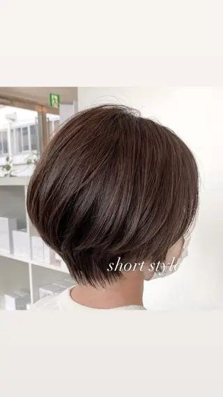 ショート ♡レイヤーボブ パーマ/うらら♡のヘアスタイル