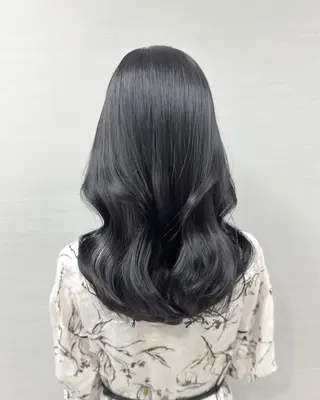 ミディアム カラー 韓国ヘア 店長NEGIのヘアスタイル