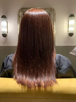 セミロング カラー 韓国スタイル🇰🇷 annaのヘアスタイル