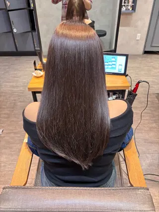 ロング 艶髪/縮毛矯正 /hikaruのヘアスタイル
