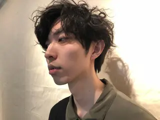 ショート 柏メンズパーマ特化 蛯谷 晃裕のヘアスタイル