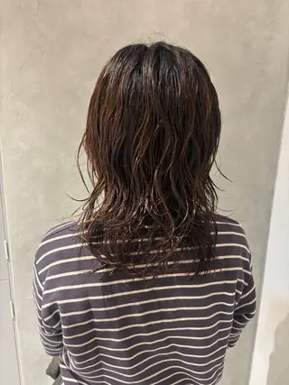 ミディアム 大久保 愛のヘアスタイル