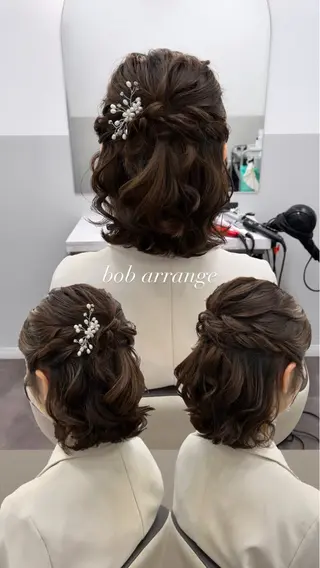 ミディアム 薄田 珠美のヘアスタイル