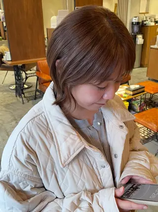 ショート カラー { door } Kawasakiのヘアスタイル