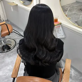 ロング カラー ヘアアレンジ スズナ♡ 透明感カラー✩.*˚のヘアスタイル