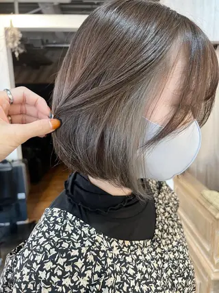 ショート カラー 初めてでも失敗しない 透明感カラー　Miiのヘアスタイル