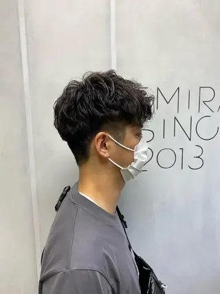 ショート パーマ メンズ 🟢NEGi🟣 🫧髪質改善のヘアスタイル
