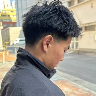 パーマ メンズ 【メンズショート 特化】村斎　伶次のヘアスタイル