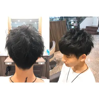ショート メンズ 内野 光葉のヘアスタイル