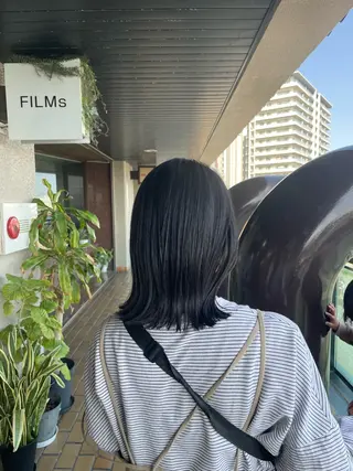 ミディアム 菅原 彩加のヘアスタイル