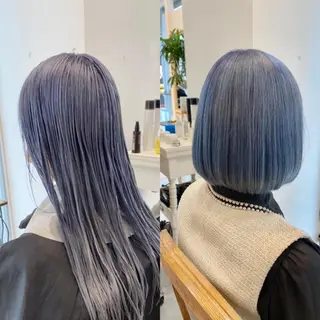 ショート カラー モテ前髪 タゴメ シンヤのヘアスタイル