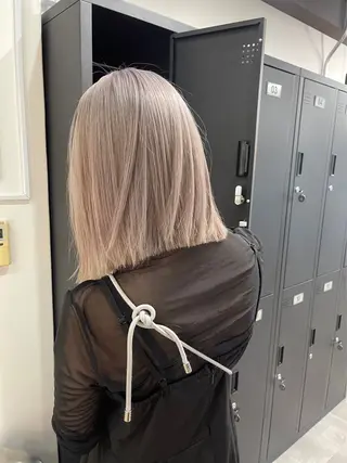 カラー 盛れる艶髪カラー Harusa🎀のヘアスタイル