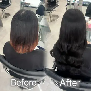 ロング カラー 横浜 エクステ🎀/ アレンジ🌙┊︎もものヘアスタイル