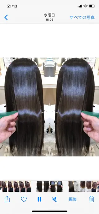 ロング パーマ 丸みショートボブ/ タッセルボブ 吉野のヘアスタイル