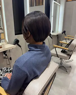 セミロング カラー メンズ 長谷川 湧のヘアスタイル