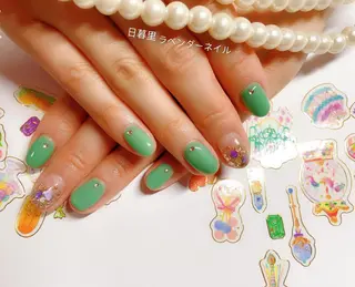 ネイル ラベンダー💖日暮里 ルル💖ネイルのネイルデザイン