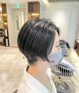 ショート ✨透明感カラー✨ ✨小顔カット✨山木のヘアスタイル