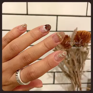 ネイル Freex nail所属・freex nail /ニュアンス/個性派のネイルデザイン
