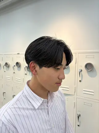 パーマ メンズ 🌀toa/波巻き✨ /メンズパーマ／栄のヘアスタイル