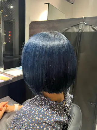 ミディアム カラー か ほのヘアスタイル