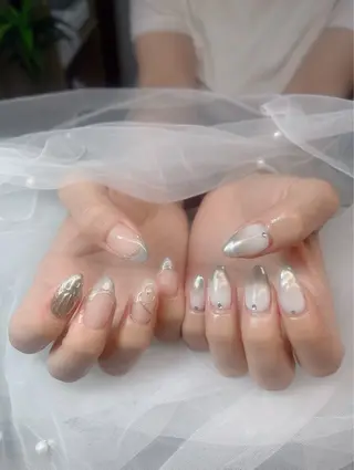 ネイル ハイネイル 自宅サロンのネイルデザイン