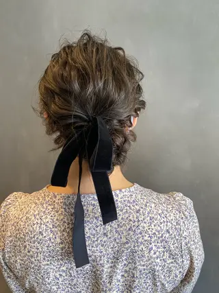 セミロング 内田 遥香のヘアスタイル