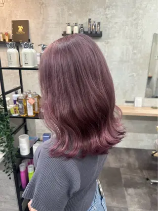 カラー 坂元 姫夏のヘアスタイル