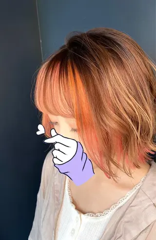 ショート カラー 👑似合わせレイヤー が好評👑佐久田のヘアスタイル