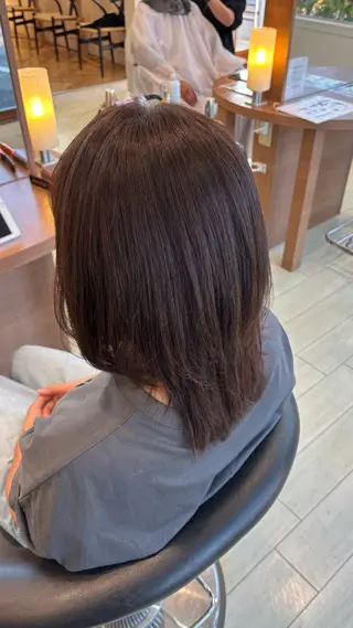 カラー 暖色❤️艶カラー/ あおいのヘアスタイル