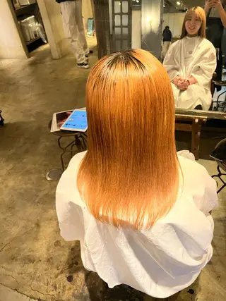 セミロング 永山 萌文のヘアスタイル