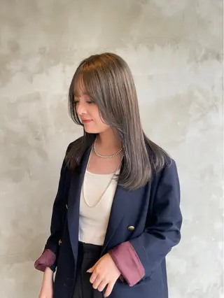 カラー 鎌田 梨瑚のヘアスタイル