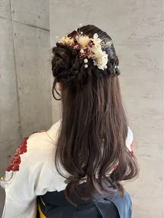 ロング ヘアアレンジ 美髪× ヘアセット✨Araiのヘアスタイル