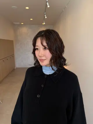 ミディアム パーマ りん/ハイトーン💖 🌈髪質改善✨️浜松のヘアスタイル